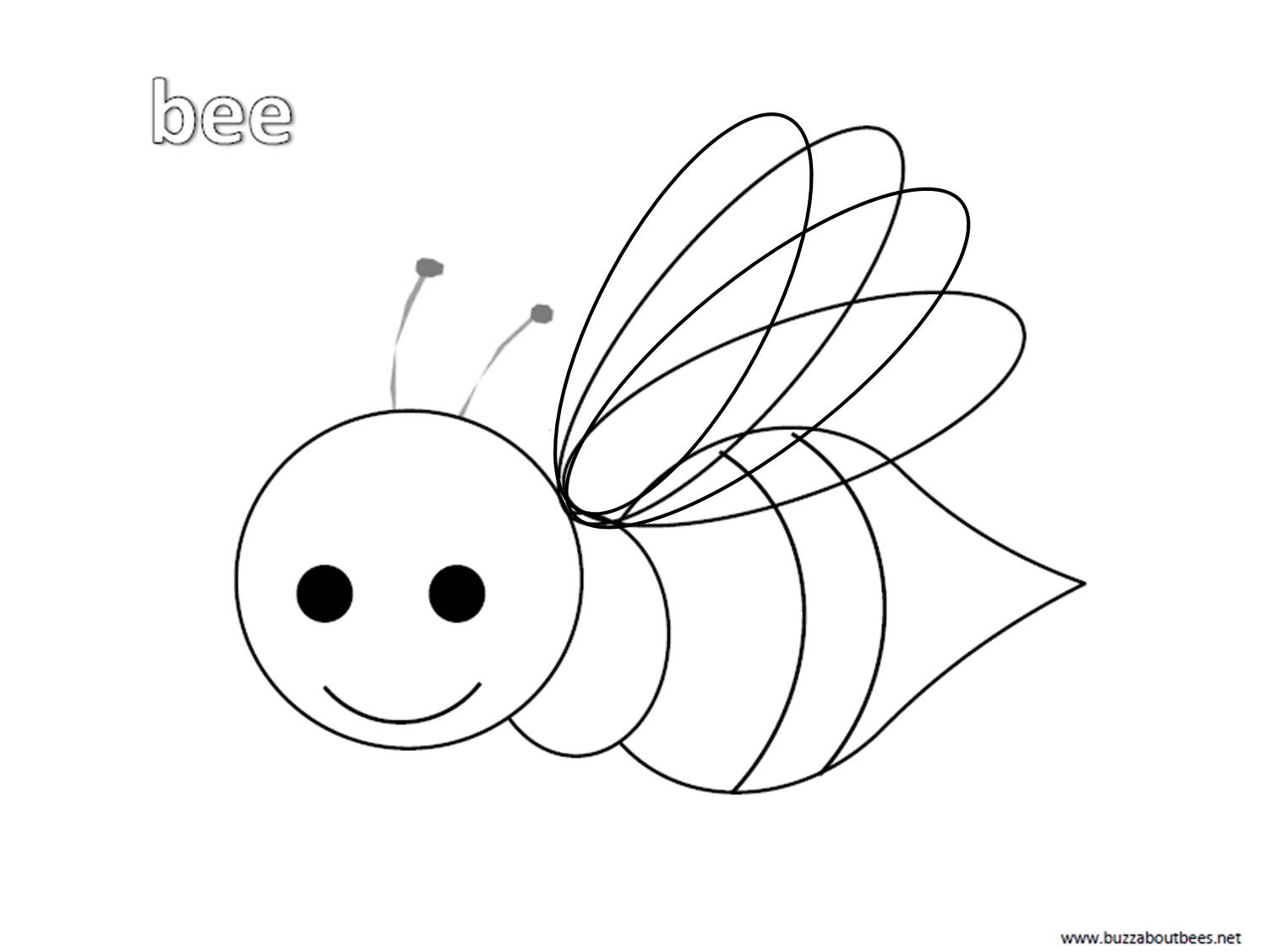 coloring pages og bees