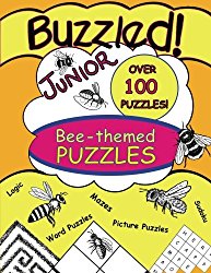 Buzzled Bee-Themed Children’s Book Of Puzzles - front cover Buzzled Bee-Themed Children’s Book Of Puzzles - front cover