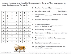 bee themed activity sheets free printable downloads educational fun