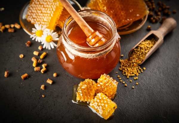 honey and pollen hive products atmospheric image