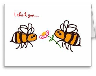 bee giving a flower bee giving a flower